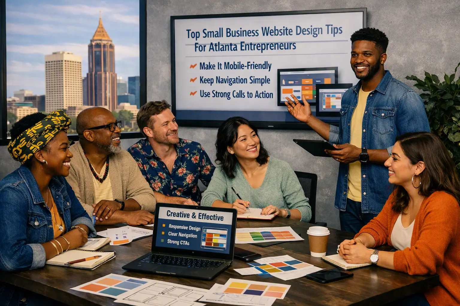 Top Small Business Website Design Tips for Atlanta Entrepreneurs